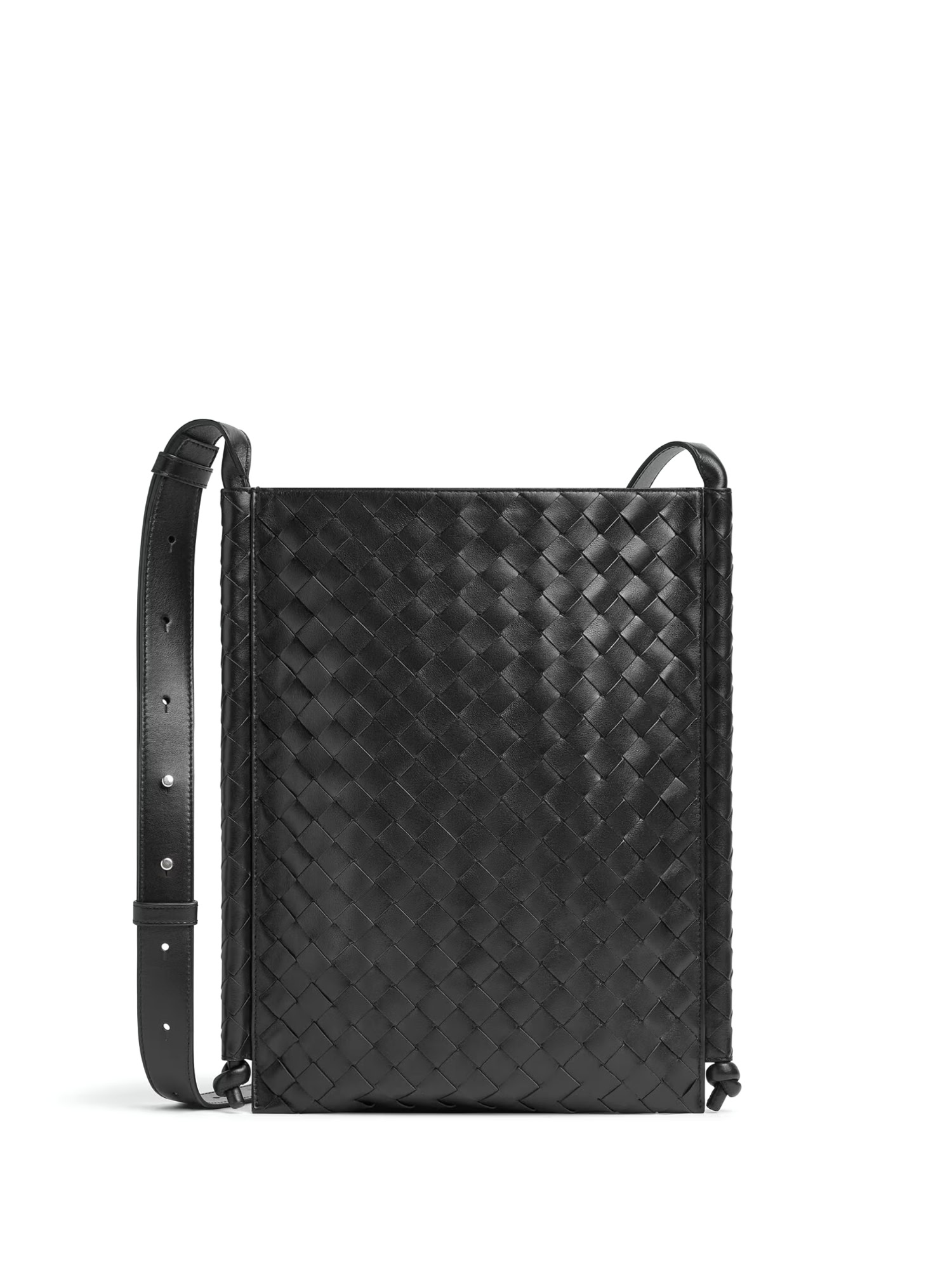 Wide Woven Tote Wallet