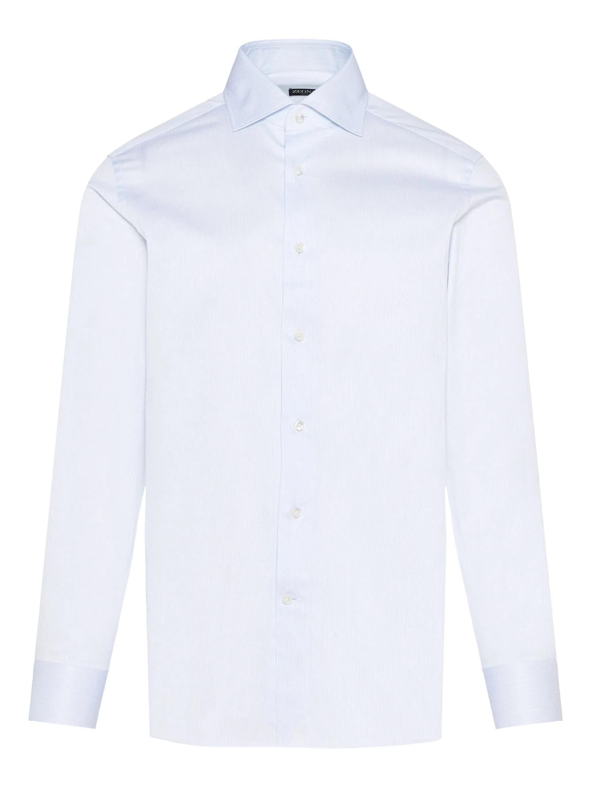Camisa social branca para homens, elegante, de qualidade premium.