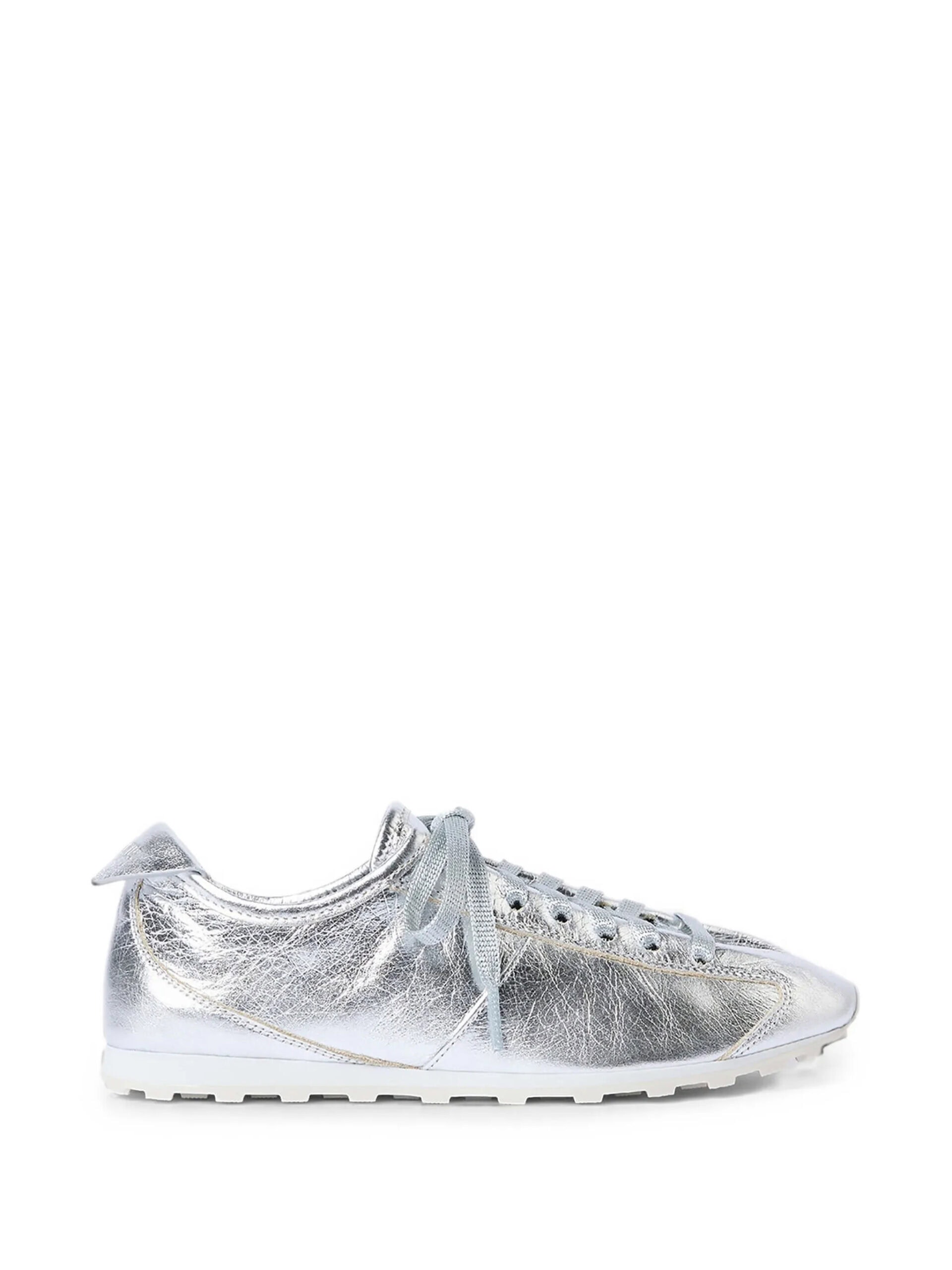 Aged Leather Sneakers